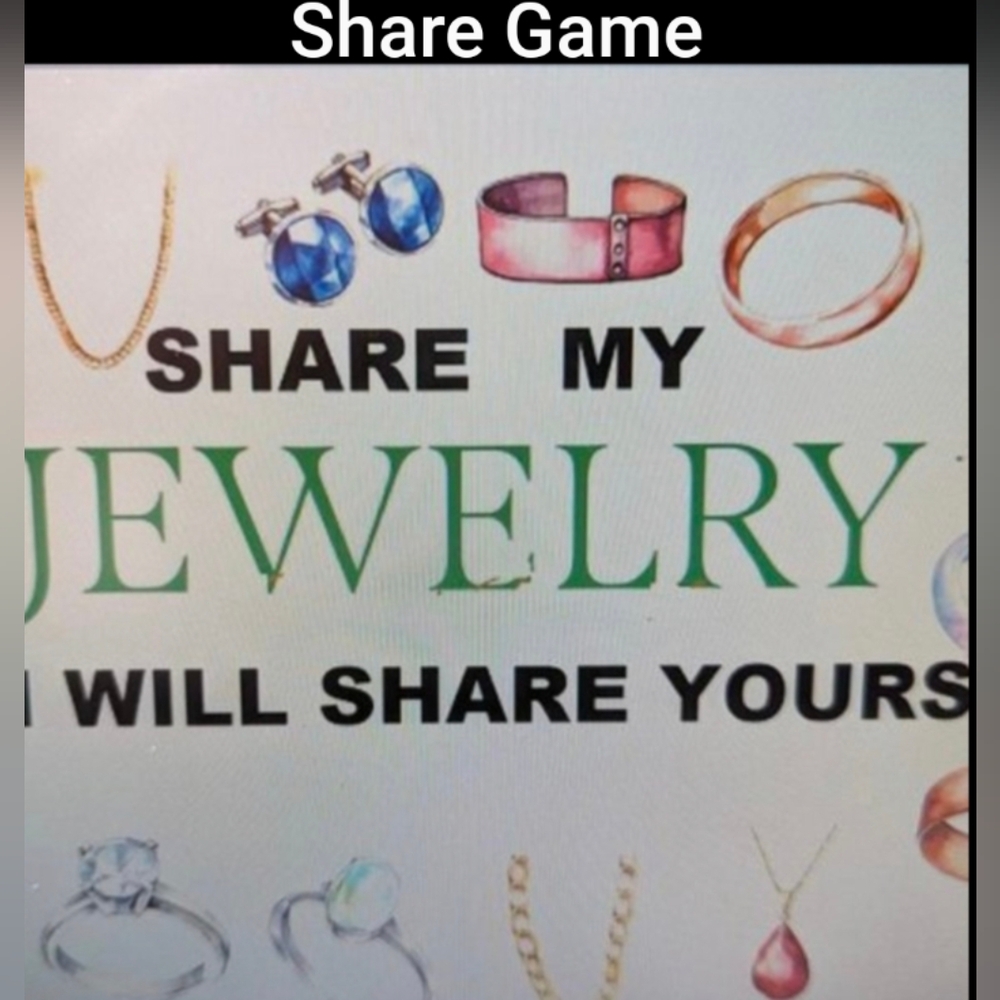 SHARE FOR SHARE ON JEWELRY...COMMENT # SHARED WHEN DONE